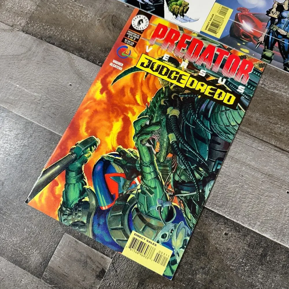 Predator Versus Judge Dredd #1-3 Complete Series‎ Dark Horse Comics 1997